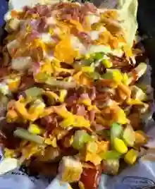 Salchipapa Pollo Ranchera