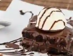 Brownie con Helado