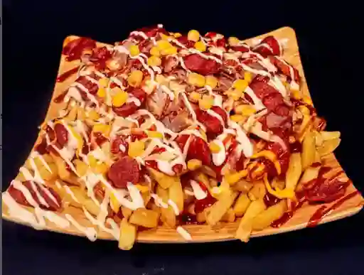 Salchipapa Especial Ranchera Personal