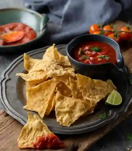 Totopos con Salsa