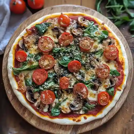 Pizza Macadamia y Pistacho (Vegana)