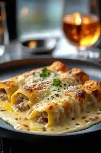 Caneloni Di Pollo Espinaca