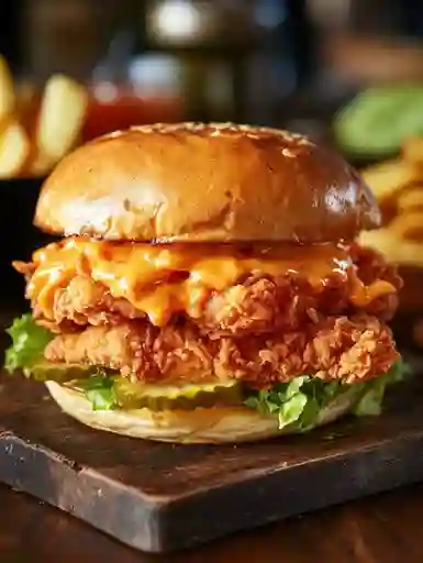 Hamburguesa Doble Pollo