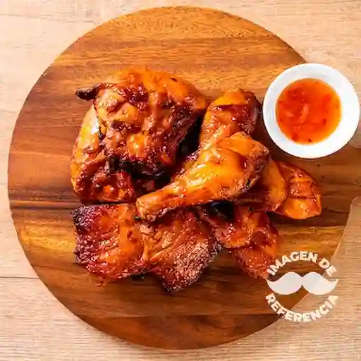 Alitas Bbq Arepas Fritas