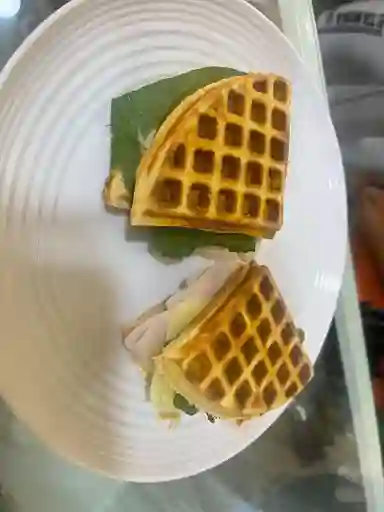 Sándwich de Waffle de Proteína