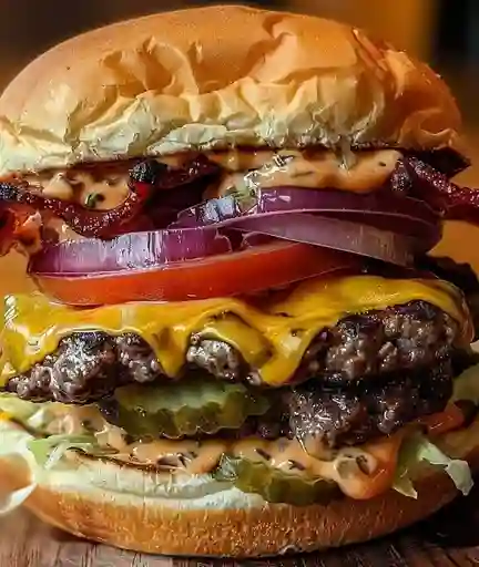 Hamburguesa la Súper Papuchos