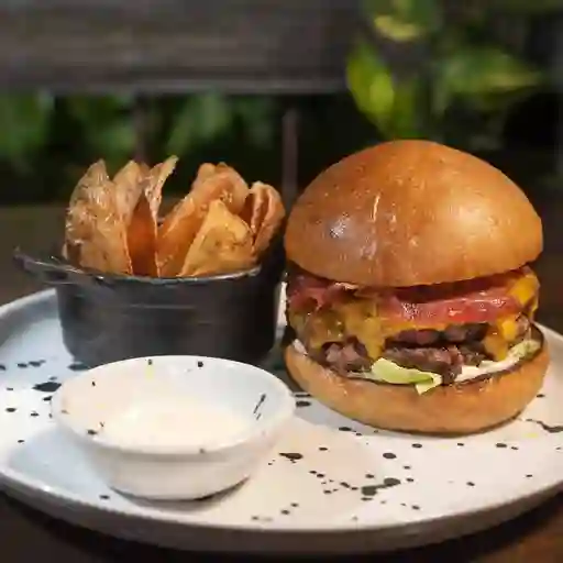 Hamburguesa Doble Carne con Queso