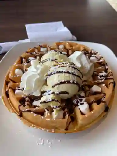 Wafle 2 Bolas Helado