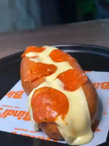 Perro Bull Dog Pizza