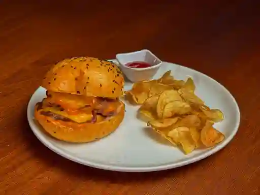 Hamburguesa Pub Cheese