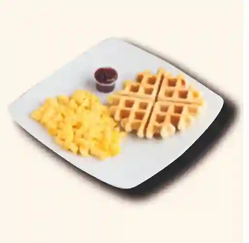 Waffle de Yuca