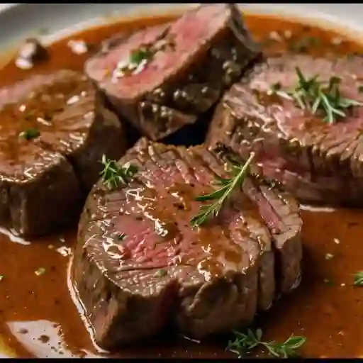 Lunch de Lomo de Cerdo en Salsa de la Casa