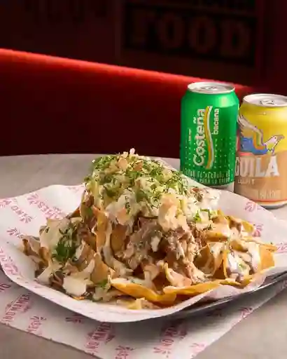 Nachos Tinga de Pollo