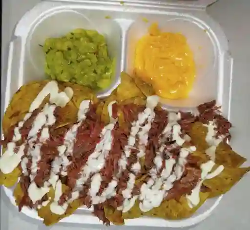 Nachos Salsas Proteina Bebida