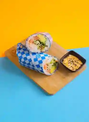 Burrito Salmón y Camarones Apanados
