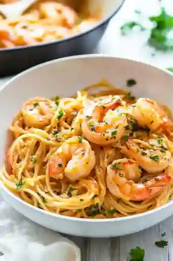 Pasta con Camaron