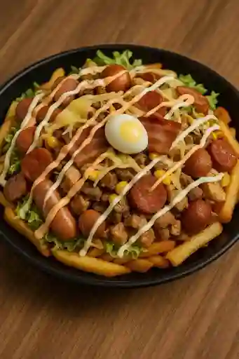 Salchipapa Súper Yoika
