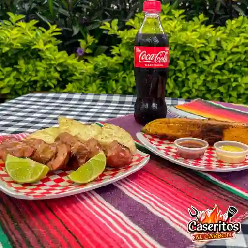 Chorizo Platano y Gaseosa