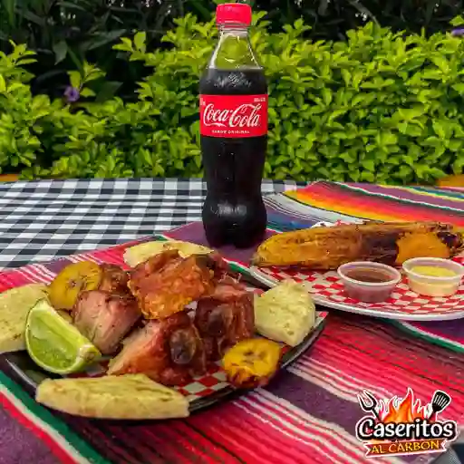 Costilla Platano y Gasesosa