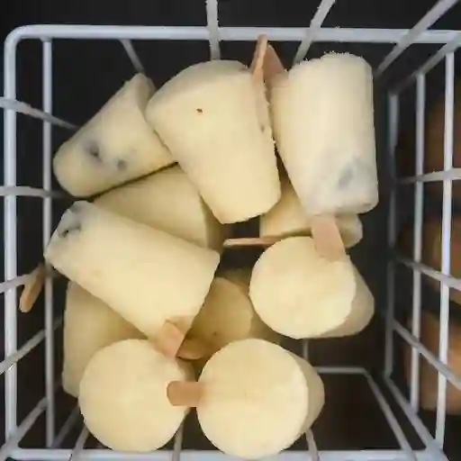 Helado Artesanal Sabor Vainilla con Pasas