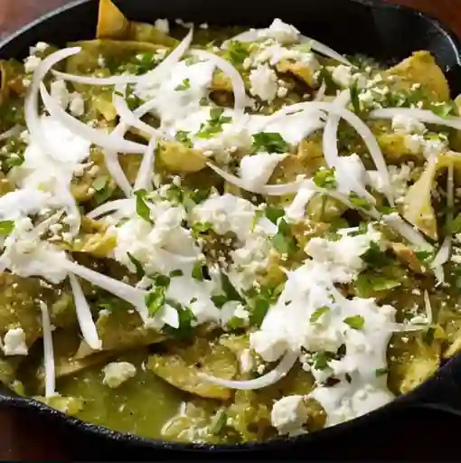 Chilaquiles Verdes con Pollo