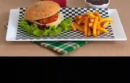 Hamburguesa Sencilla en Combo