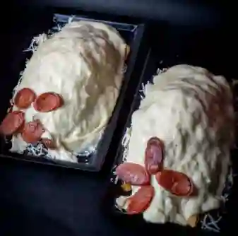 2 Choripapas Gratinadas