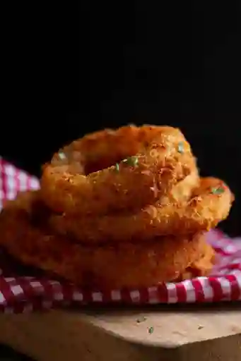 Aros de Cebolla con Salsa de la Casa