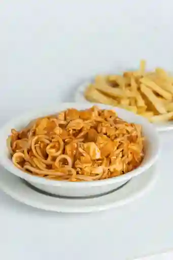Spaguettis Con Pollo