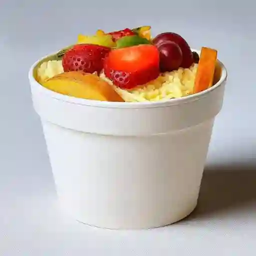 Ensalada de Frutas con Helado