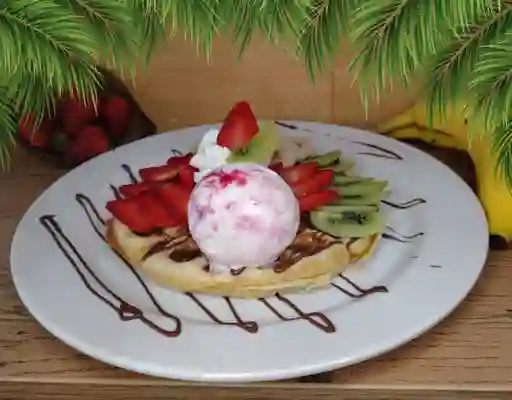 Waffle Frutal