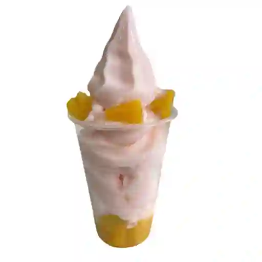 Vaso de Helado de Durazno