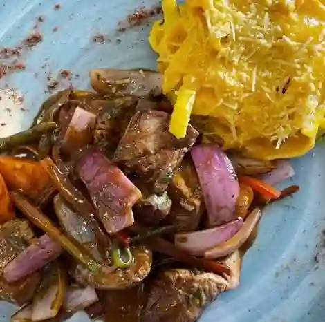 Lomo a la Huancaina