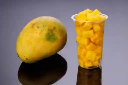 Vaso con Trozos de Mango