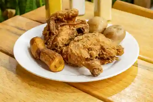 Medio Pollo Apanado