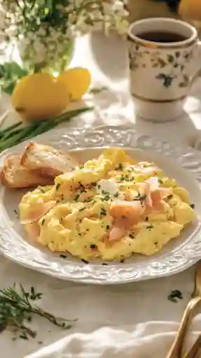 Huevos con Jamon y Queso