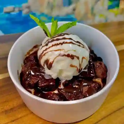 Brownie con Helado