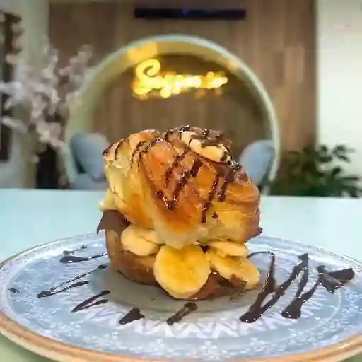Cornetti de Crema, Banano y Chocolate