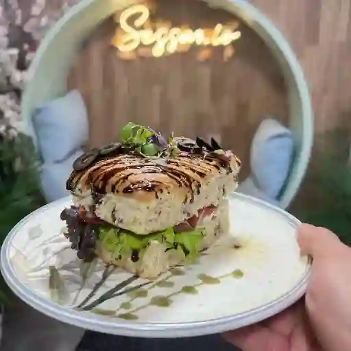 Sandwich de Focaccia Capricosa