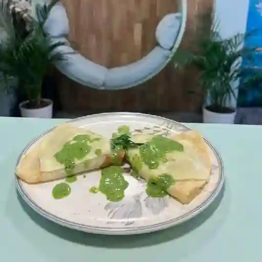 Crepe de Pollo en Salsa de Perejil