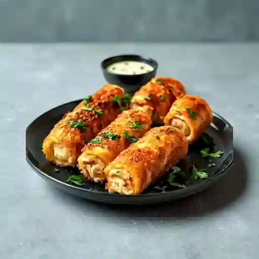 Rollo de Pollo Apanado