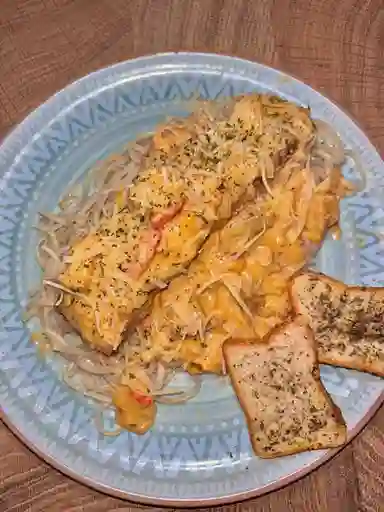Pasta con Camarones