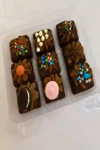 Caja Mini Brownies X 9