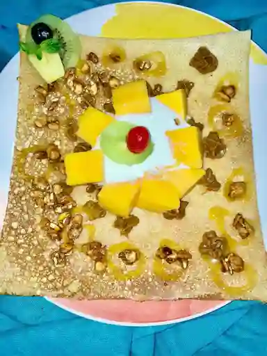 Crêpes Mango y Dulce de Leche