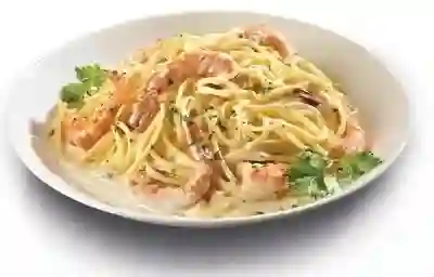 Spaguettis de Pollo y Camarón