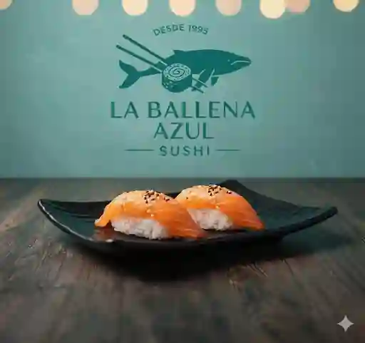 Nigiri de Salmón 4 Und