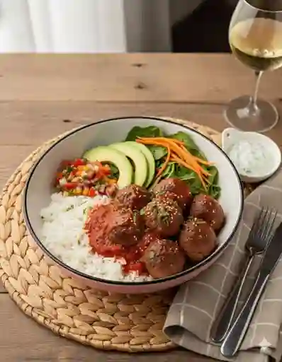 Bowl de Albóndigas