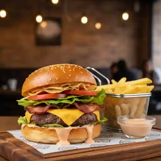 Hamburguesa la Presa