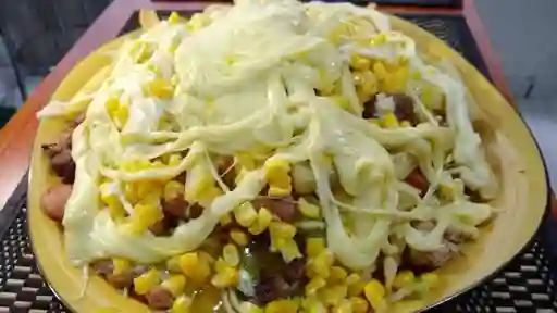 Salchipapa Mixta X2