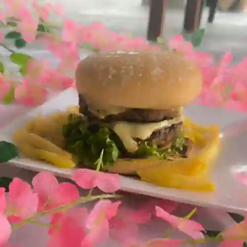 Hamburguesa Doble de Res